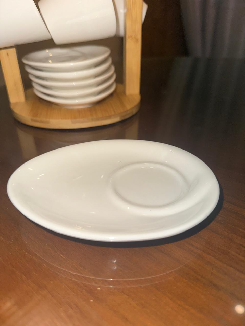 طقم فنجان قهوة ابيض موديل اليجانس